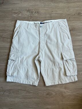 B.U.M. Equipment Seersucker Cargo Shorts